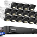 16-Camera 4K AI PoE CCTV System — 8TB