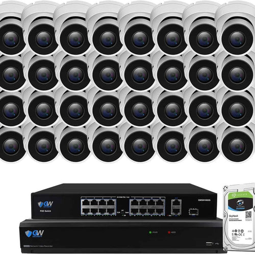 32-Camera 4K AI Enterprise CCTV System