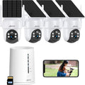 4-Camera 4K Solar Wi-Fi System — Off-Grid