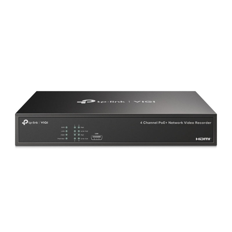 4-Channel PoE NVR — No HDD