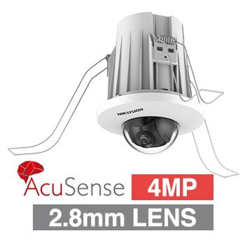 4MP PoE Mini Dome — Flush Mount