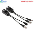 BNC to RJ45 Balun — Pack of 10 Pairs