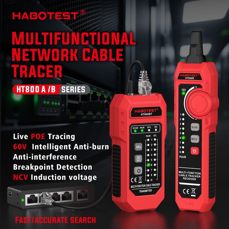 Ethernet Cable Tester — RJ45 & PoE