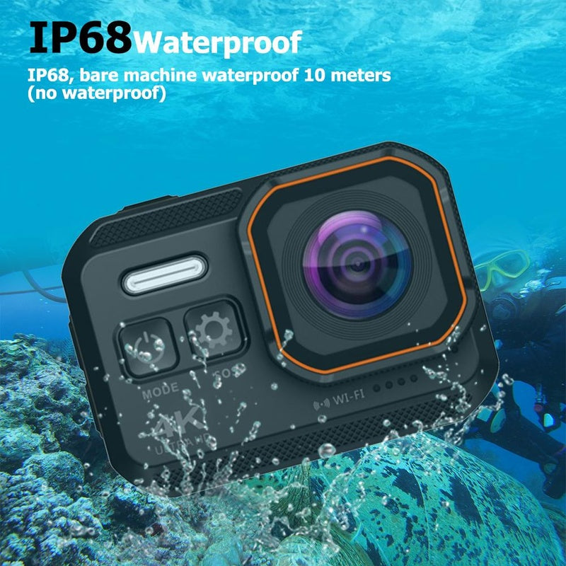 Pro 4K Underwater Camera — IP68 Marine