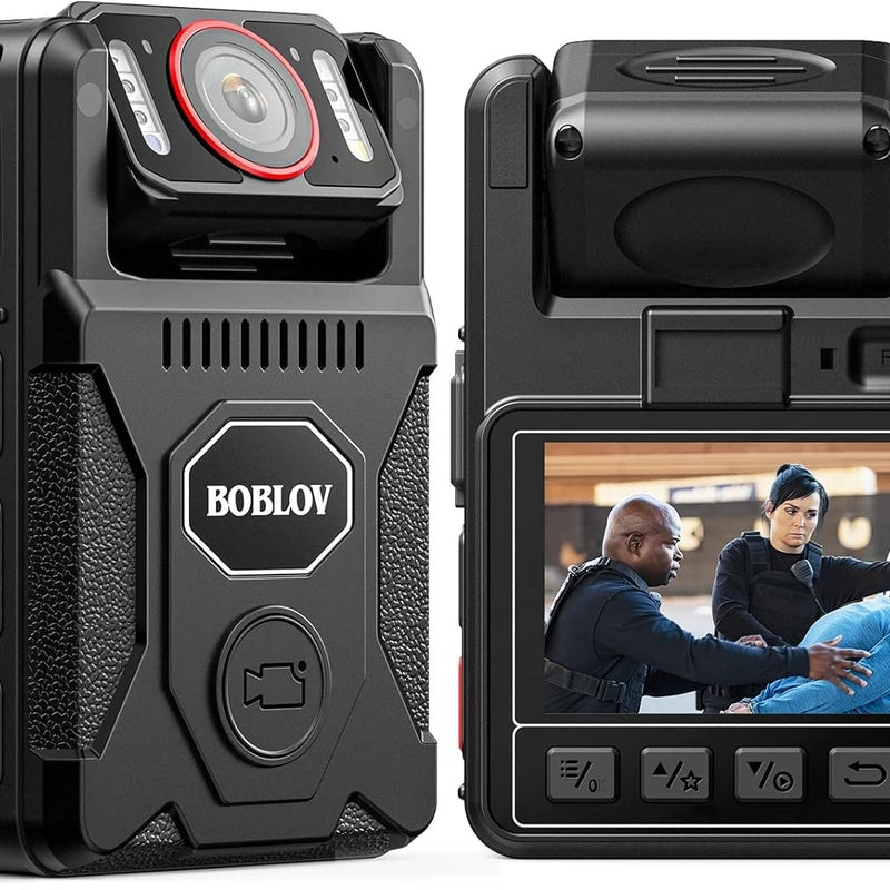 Pro Body-Worn Camera — 4K GPS 8-Hour