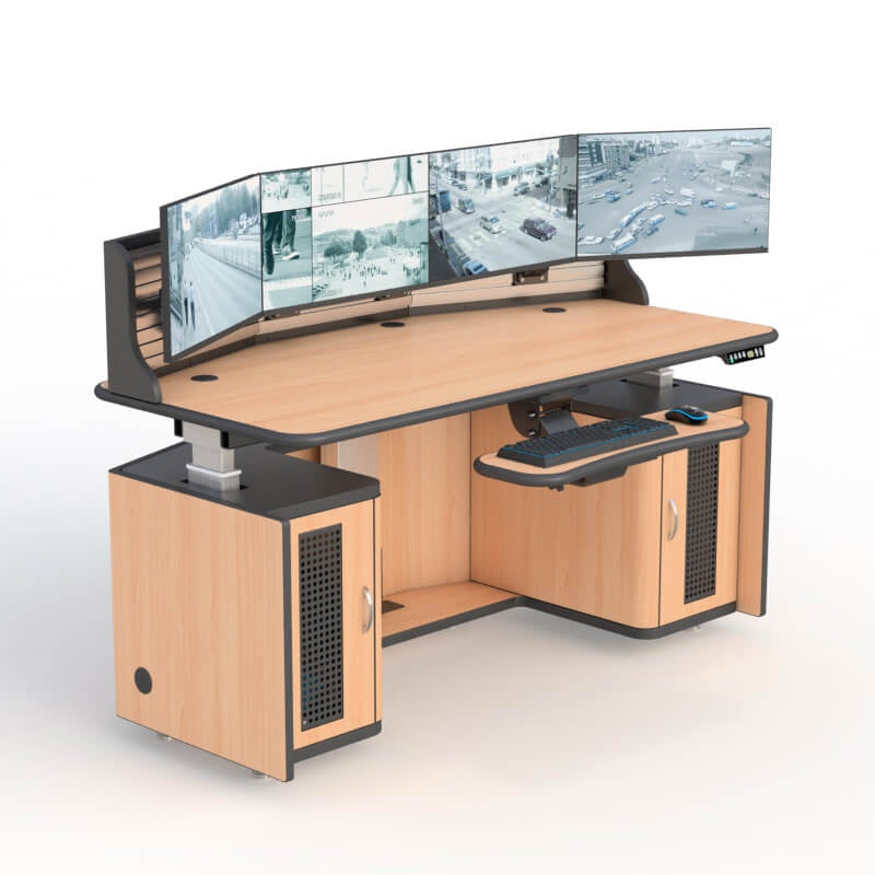 Pro Dual-Screen CCTV Workstation — 4K