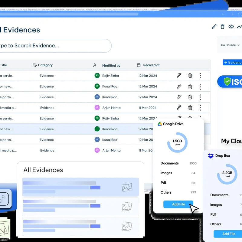 Pro Evidence Management Platform — 1TB Cloud