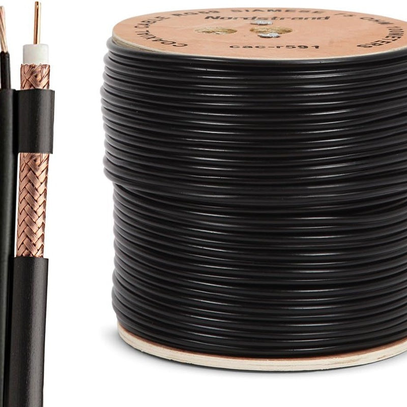 RG59 CCTV Cable — 100m with Power