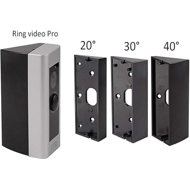 Video Doorbell Mounting Wedge — 20-Degree Angle