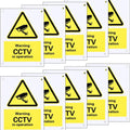 Weatherproof CCTV Sign Pack — 10 Signs
